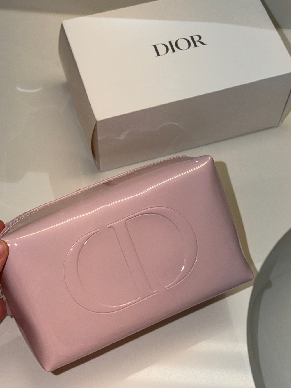 Dior Blush Pink Cosmetic Case